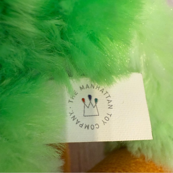 Green Iguana Lizard Hand Puppet Plush Toy The Manhatten Toy Company 2013 - Picture 10 of 11